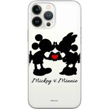 AppleMix DISNEY Apple iPhone 12 / 12 Pro - Mickey a Minnie v láske - gumový - čiré