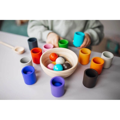 Joybex Montessori guličky a poháriky MT-001