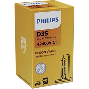 Philips Крушка, фар PHILIPS D3S, 42V, 35W, 4400К, 3200lm, 1 бр