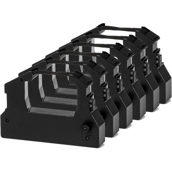 Compatible Комплект 6 ленти за матричен принтер EPSON LQ 100/150/150K/ACTIONPRINTER 3250/AP3250 - Black - 6 PCS - P№ RR-EP-LQ100-BK - G&G (Compatible-S015032)