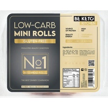 BeKeto Keto chlebové rožky Nízkosacharidové mini rožky 100 g