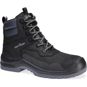 Portwest composite fv06 s7l lg fo sr sc / Предпазни кожени ботуши до глезена - черни 36 (fv06bkr36)