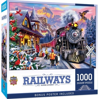 Masterpieces - Puzzle Railways - Alpine Journey - 1 000 piese