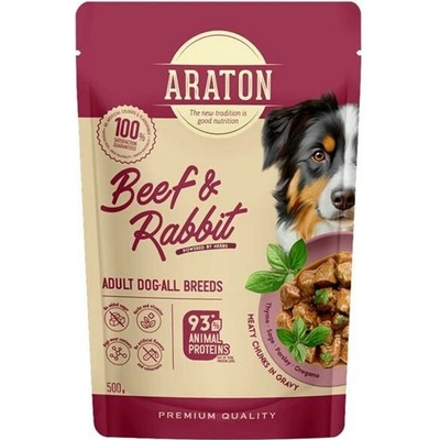 Araton Adult Dog All Breeds with Beef and Rabbit of all breeds 500 g