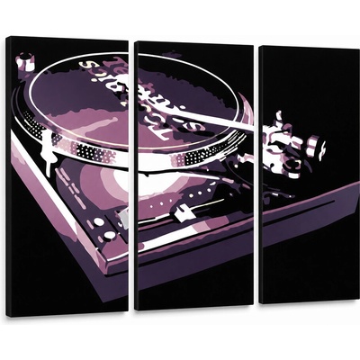 Ručne maľovaný POP Art obraz DJ - 90x60 cm