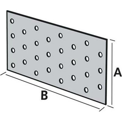 Simpson Strong-Tie NP20/60/200 Děrovaný styčníkový plech typ NP 60 x 200 mm tloušťka 2,0 mm