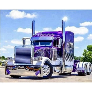 Norimpex - Puzzle Diamant painting: Purple truck 30x40 cm - 1 - 39 piese