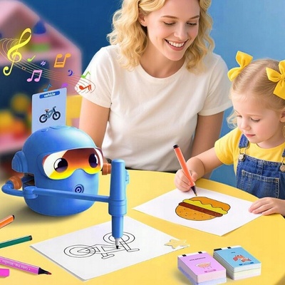 Deminas Projektor na kreslenie interaktívna robotická hračka kresliaci robot