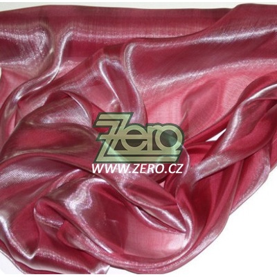 Organza saténová 47 cm x 10 y - bordó