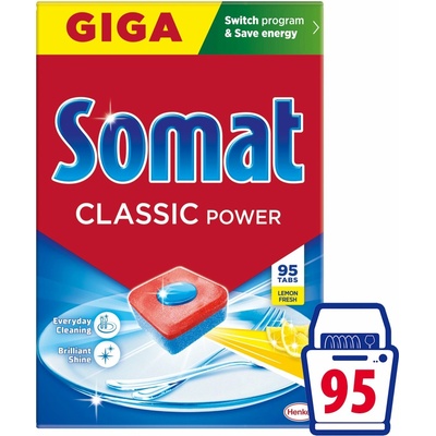 Somat Classic Power Tablety do automatické myčky na nádobí 95 ks 1577g – Hledejceny.cz