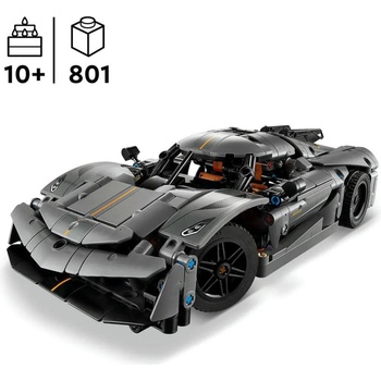 LEGO® Technic - Koenigsegg Jesko Absolut Grey Hypercar (42173)