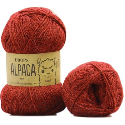 Drops Alpaca MIX 3650 kaštanová
