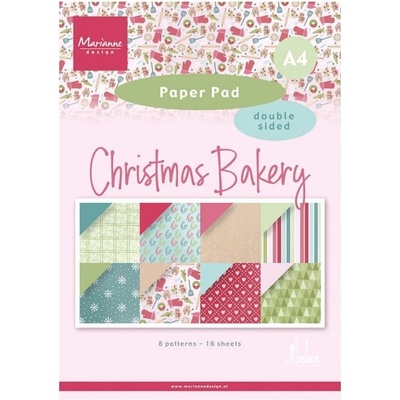 Marianne Design Sada oboustranných papírů A4 Christmas Bakery