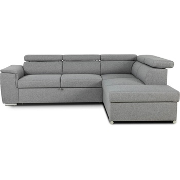 PGS Ъглов разтегателен диван daytona 5, Мишо сиво (hfpgsdaytona5a140064)