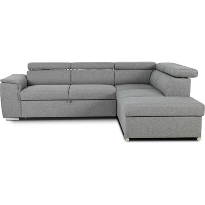 PGS Ъглов разтегателен диван daytona 5, Мишо сиво (hfpgsdaytona5a140064)