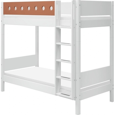 Flexa White extra vysoká bílá / rumělková