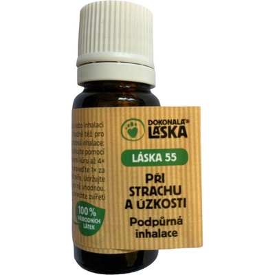 Dokonalá Láska 55 Při strachu a úzkosti podpůrná inhalace 10 ml