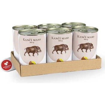 Bohemia Pet Food diviačie mäso vo vlastnej šťave 6 x 800 g