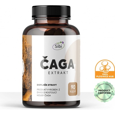 Sibi Čaga extrakt 500 mg 90 kapslí
