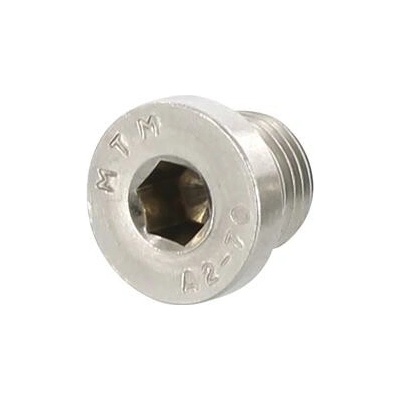 Zátka válcová jemný metrický závit DIN 908 M22x1,5, nerez A2 (25 ks) – Hledejceny.cz