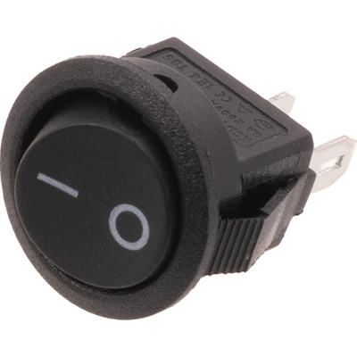 T-LED Vypínač kolébkový 250V/2A černý Varianta: Vypínač kolébkový 250V/2A černý 113110