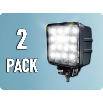 TruckLED LED Epistar pracovné svetlo 48W, 3071lm, 12/24V, IP67/2-PACK! [L0081S]