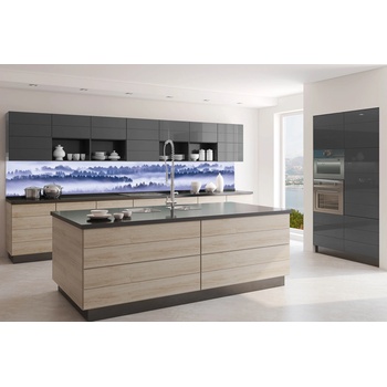 DIMEX ART s. r. o Фототапет за кухня - мъгла между дърветата 350 x 60 см