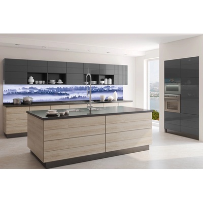 DIMEX ART Фототапет за кухня - мъгла между дърветата 350 x 60 см