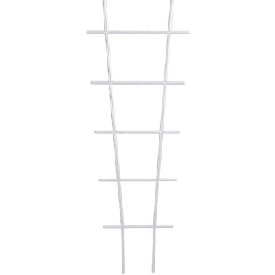 Podpera na kvety DRAB rebrík 38cm biela