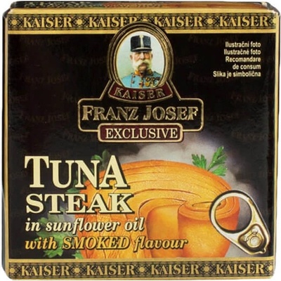 Franz Josef Kaiser Tuniak steak v rastlinnom oleji s údenou príchuťou 80g