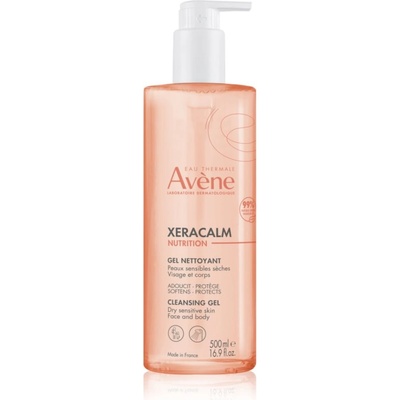 Avène XeraCalm Nutrition Cleansing Gel нежен измиващ гел за суха и чувствителна кожа 500ml