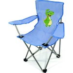 BasicNature Детски къмпинг стол Basic nature Travelchair Kids Camping chair - Blue Dinosaur - размер 65 x 57 x 30 cm (580-1548-0111)