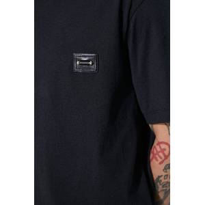 Neil Barrett Памучна тениска Slim Dropped Shoulder Pierced Nipple (MY70144A.Y518.001N)