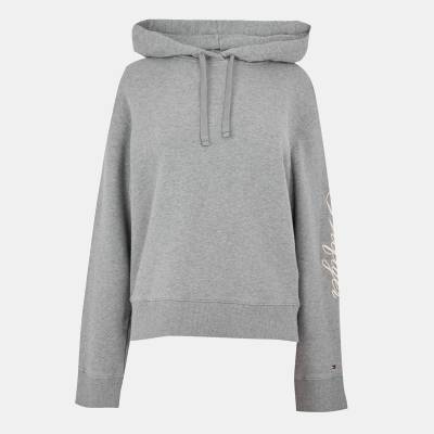 Tommy Hilfiger Суичър Tommy Hilfiger Women's Script Hoodie - Med Grey Heath