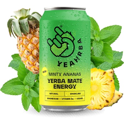 Yeahrba Yerba Mate Energy Minty Ananas 330 ml