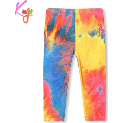 Kugo dívčí 3/4 LEGÍNY modrá/žlutá FV6775