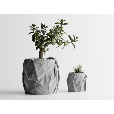 Кашпа Miami малка светло сив