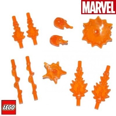LEGO® 35032 SUPERHEROES DOPLŇKY 10 ks Oranžová-Průhledná
