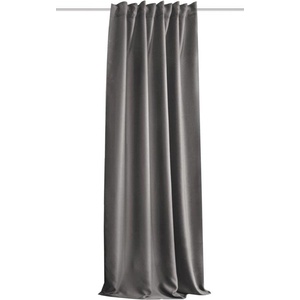HOMEbasics | Acoustic curtain Uni | ACUSTICO | Noise, heat, cold and draft protection + darkening | gray | 160x135cm - 085970-0309 (085970-0309)