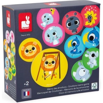 Janod Duonimo Игра Пексесо Емоции 24 бр (J02625)