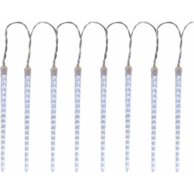 Reťaz MagicHome Icicle 288x LED studená biela 8 cencúľov vodopádový efekt 230 V 50 Hz IP44 exteriér osvetlenie L-3,50 m bez adaptéru