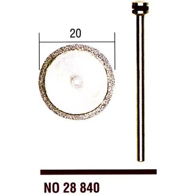 PROXXON 28840 diamantový rezný kotúč 20mm, stopka 2,35mm