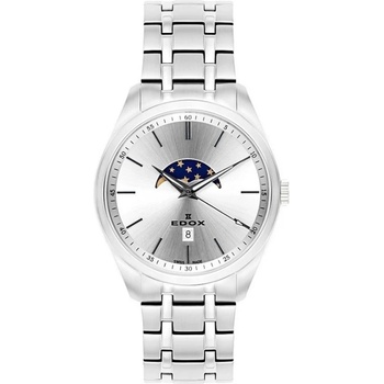 Edox Мъжки часовник Edox LES VAUBERTS MOONPHASE (79018-3M-AIN)