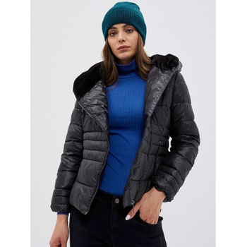 Moodo Черно дамско ватирано късо яке Moodo Moodo | Cheren | ЖЕНИ | XS