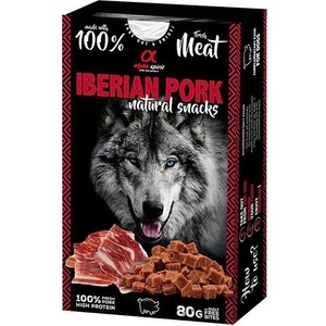 Alpha Spirit Кучешки Натурален Снак Иберийска Свинска Месо 80 г
