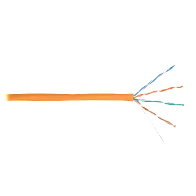 NIKOMAX Стенен кабел U/UTP CAT5e BC, 24AWG, LSZH, вътрешен, 305m, оранжев NMC 4100C-OR (NMC 4100C-OR)