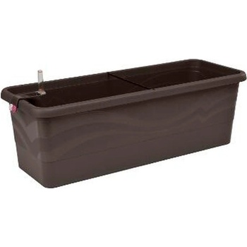 PLASTKON Samozavlažovací truhlík Smart Systém Extra Line 40 cm hnedá