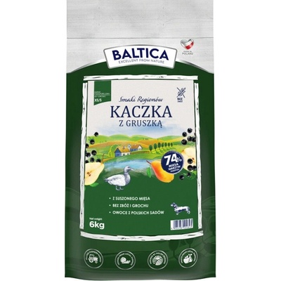 Baltica Smaki regionów Small breeds Duck with pear 6 kg