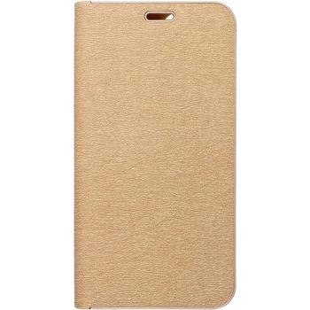 Forcell Луксозен Калъф за Xiaomi Redmi Note 14 4G, Luna Book Case, Златист (5903396374913)