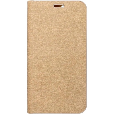 Forcell Луксозен Калъф за Xiaomi Redmi Note 14 4G, Luna Book Case, Златист (5903396374913)